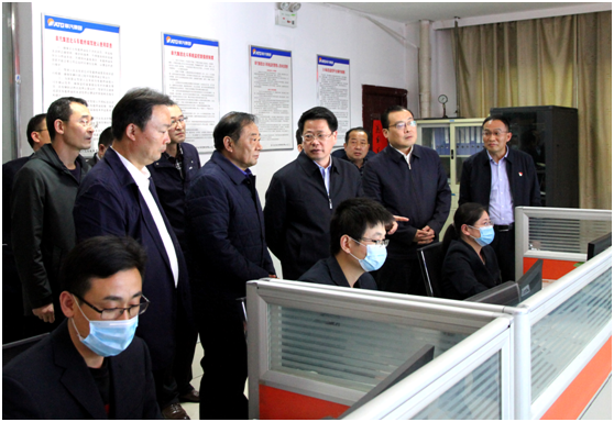 安徽省副省長、市委書記楊光榮來到集團公司調(diào)研安全生產(chǎn)工作
